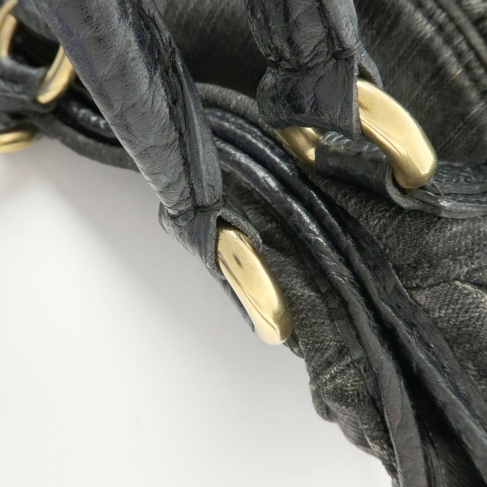 Louis Vuitton Monogram Denim Neo Cabby MM 2Way Bag Noir M95351