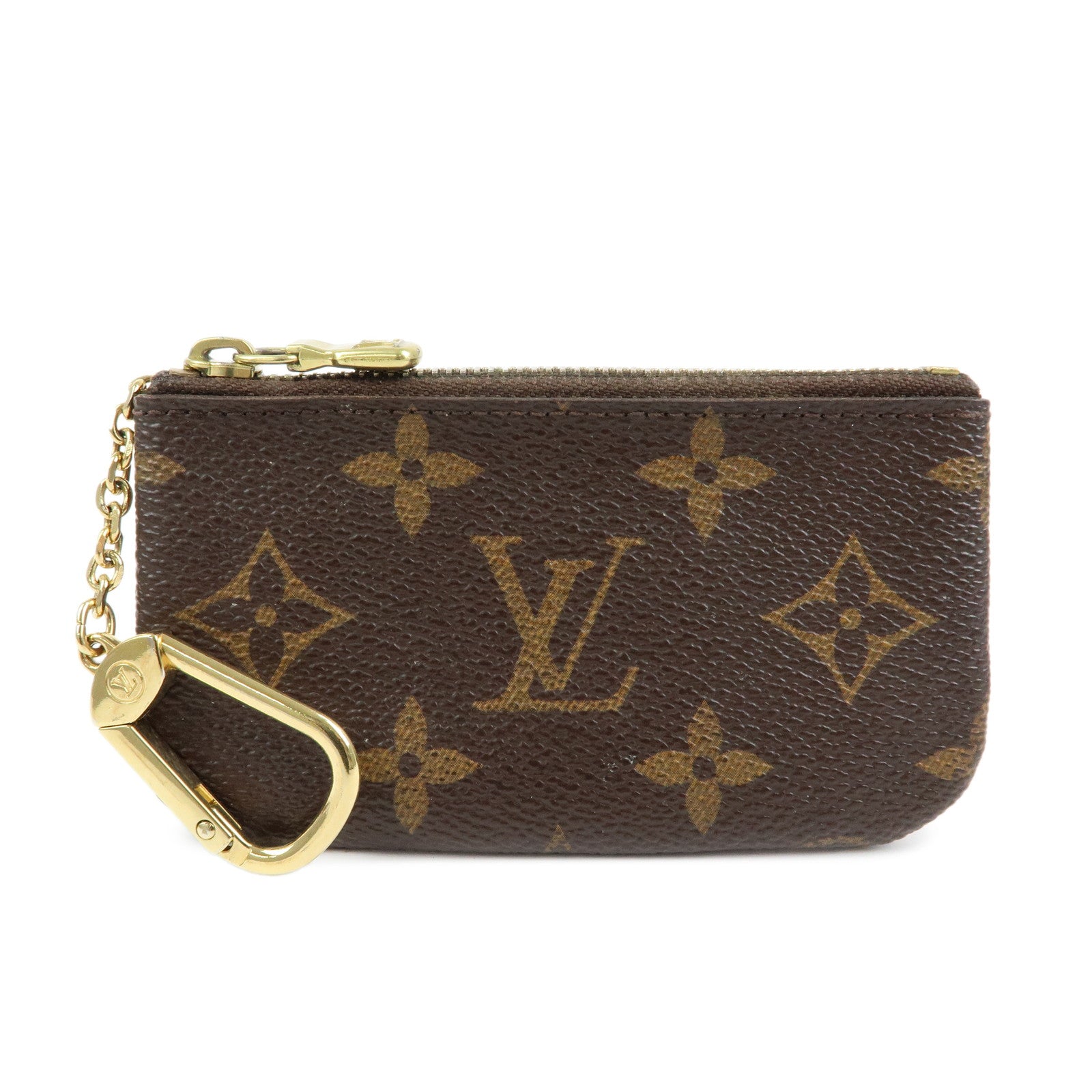 Louis Vuitton Monogram Pochette Cles Coin Case Key Case M62650