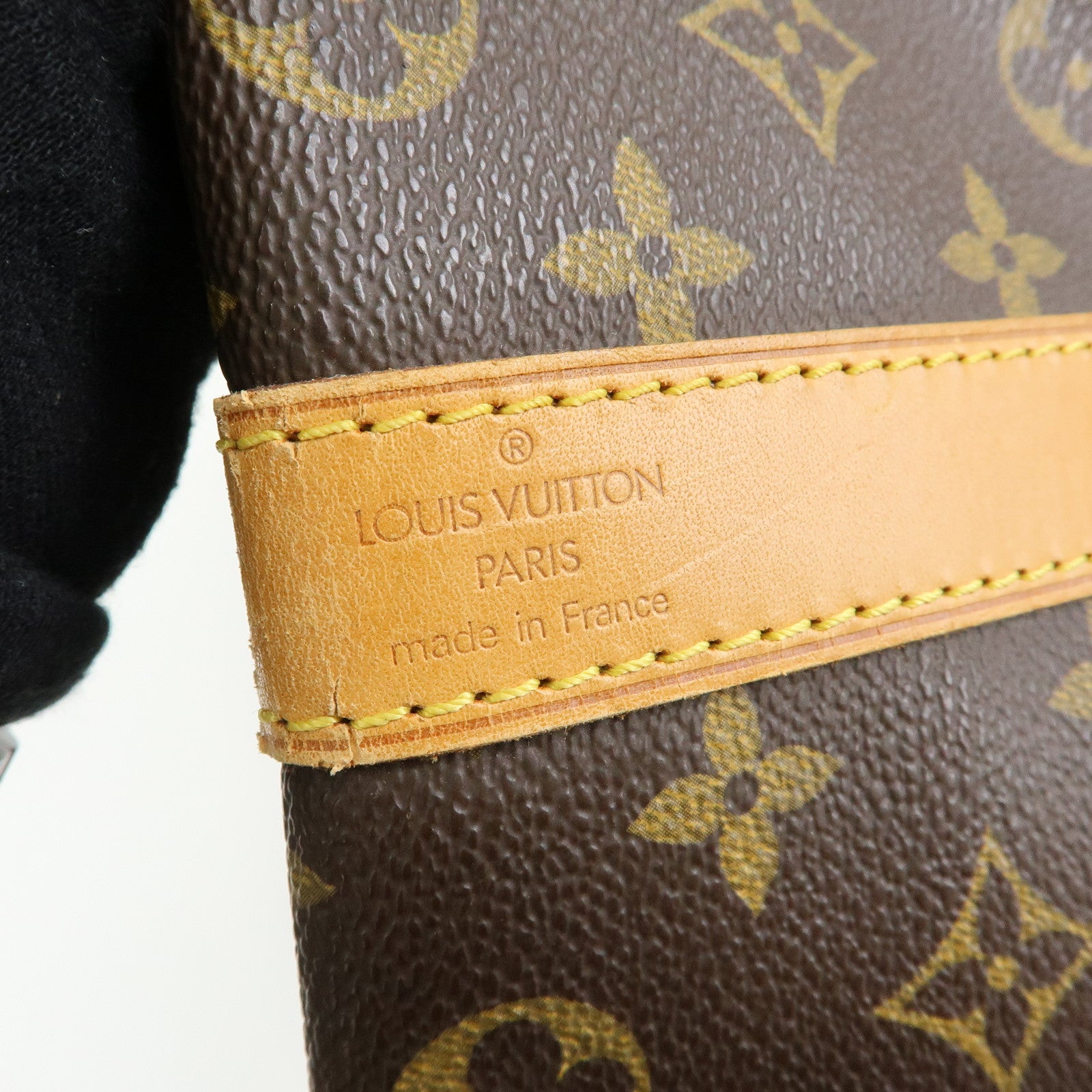 Louis Vuitton Monogram Keep All 50 Bandouliere Boston Bag Brown M41416