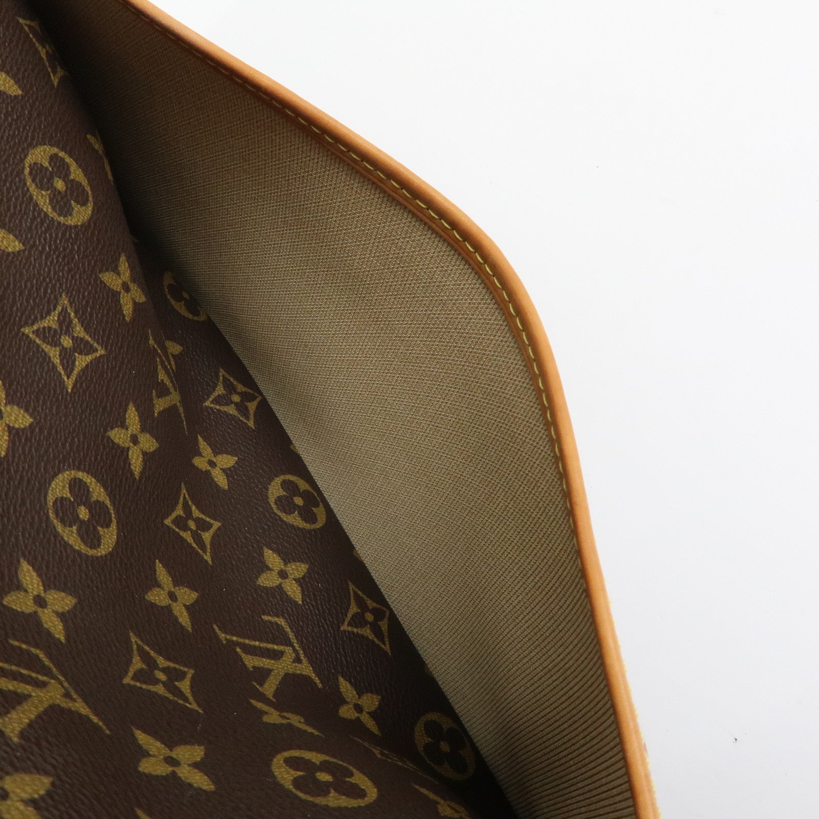 Louis Vuitton Monogram Deauville Canvas Hand Bag Brown M47270