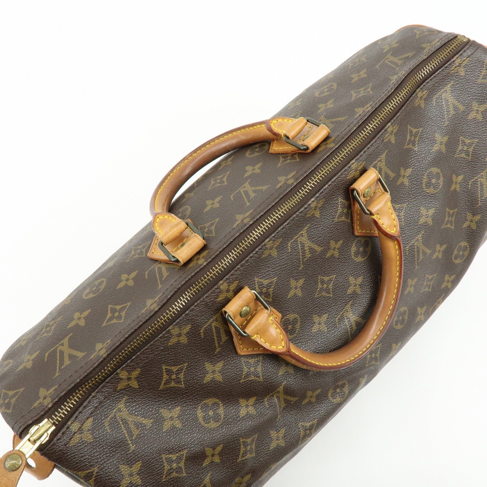 Louis Vuitton Monogram Speedy 40 Boston Bag Brown M41522
