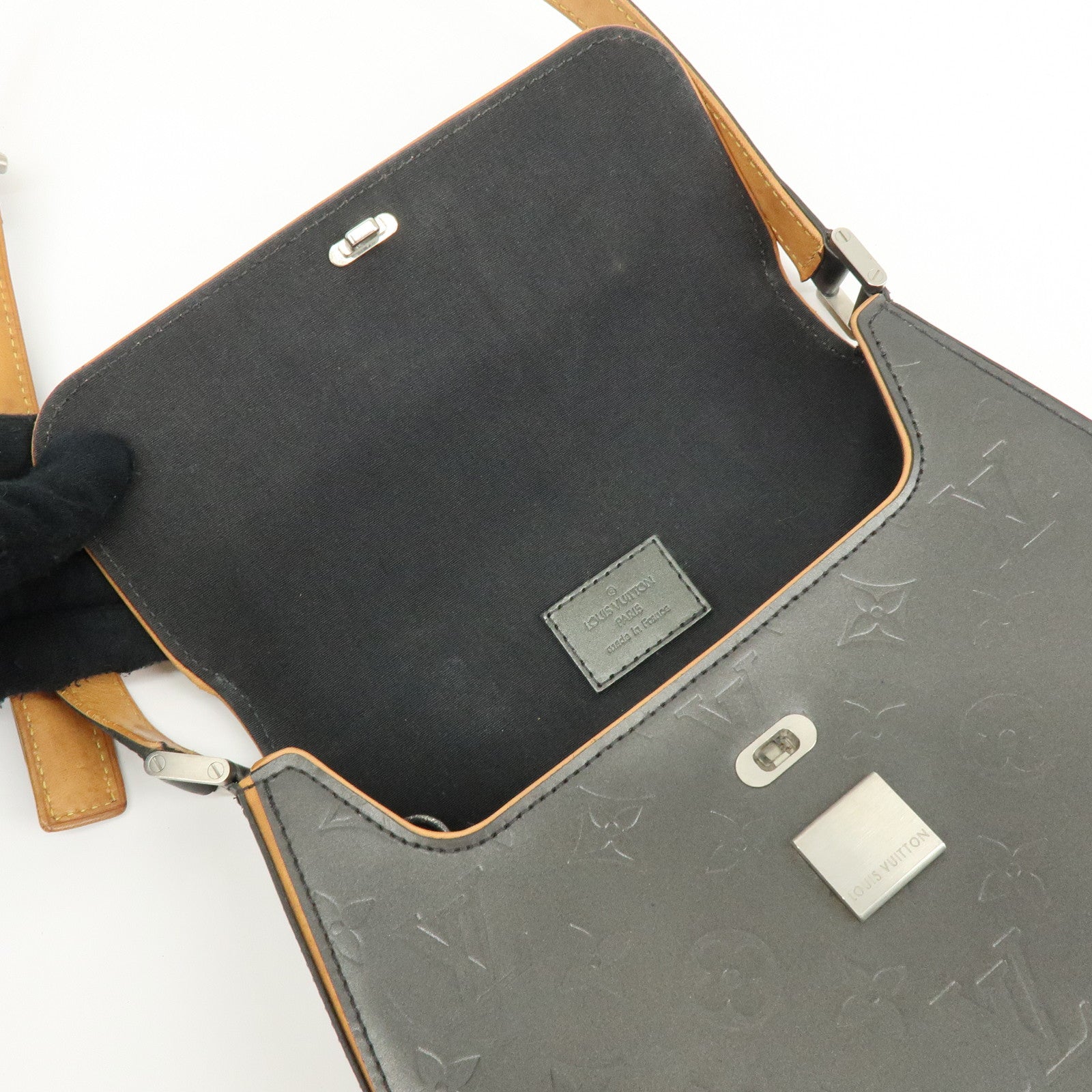 Louis Vuitton Monogram Matt Webster Street Shoulder Bag Noir M55152