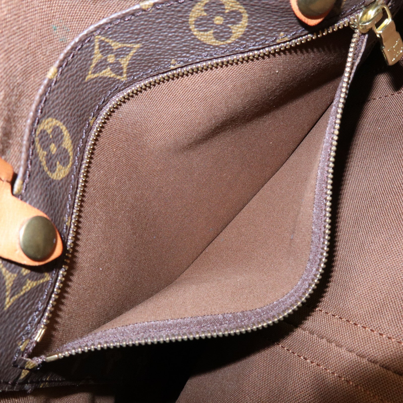 Louis Vuitton Monogram Randonnee GM Shoulder Bag Brown M42244