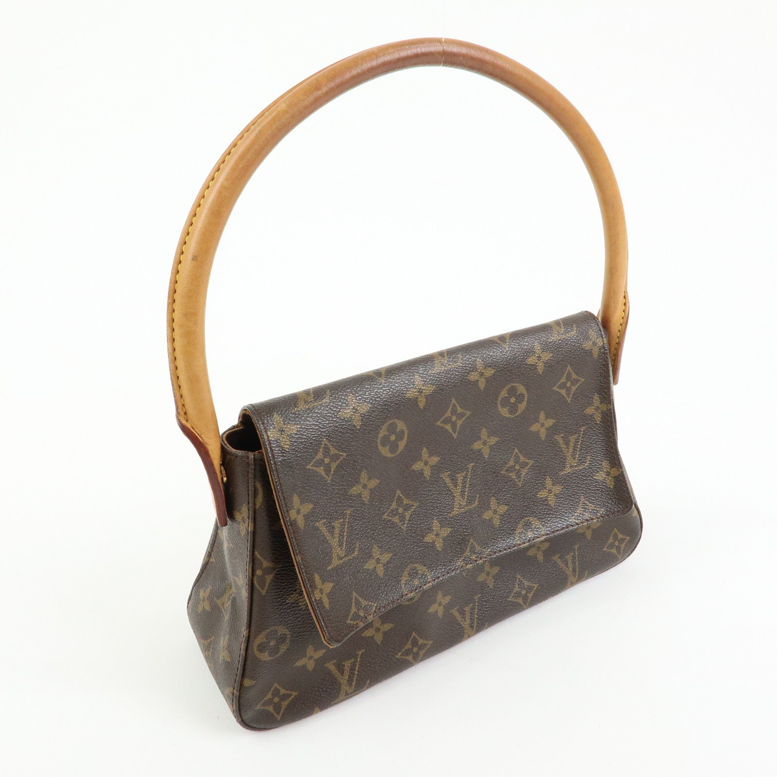 Louis Vuitton Monogram Mini Looping Shoulder Bag Brown M51147