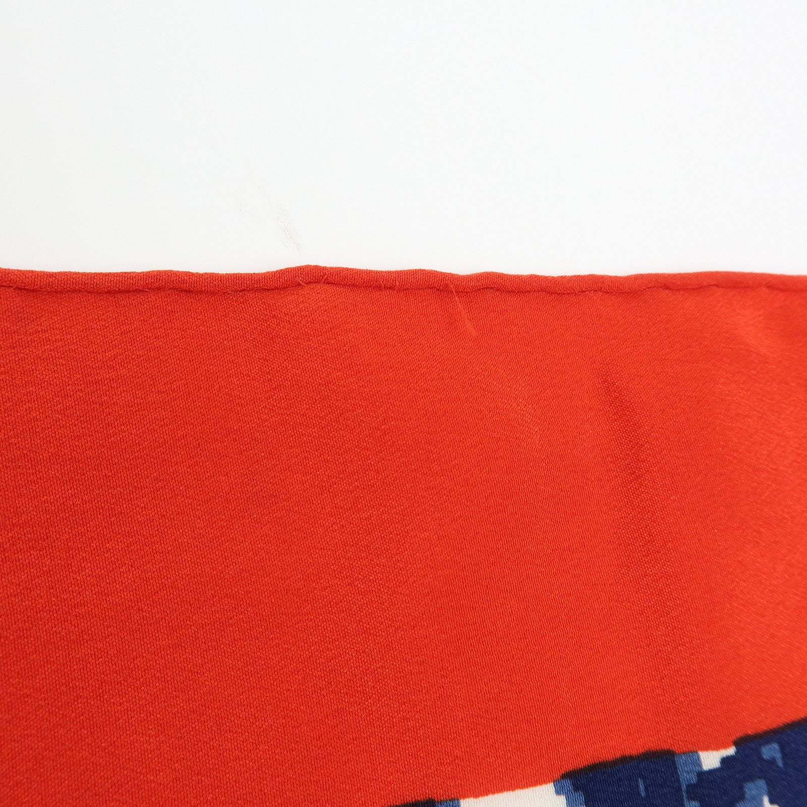 Christian Dior Trotter Silk100% Scarf Shawl Navy Red