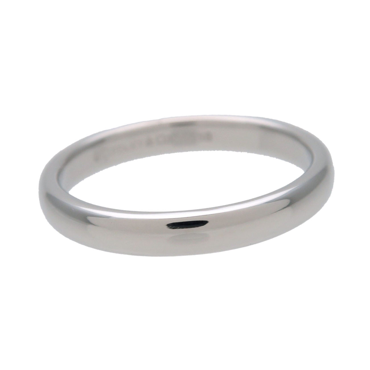 Tiffany & Co Forever Wedding Ring Classic Band Ring PT950 US7.25 EU55
