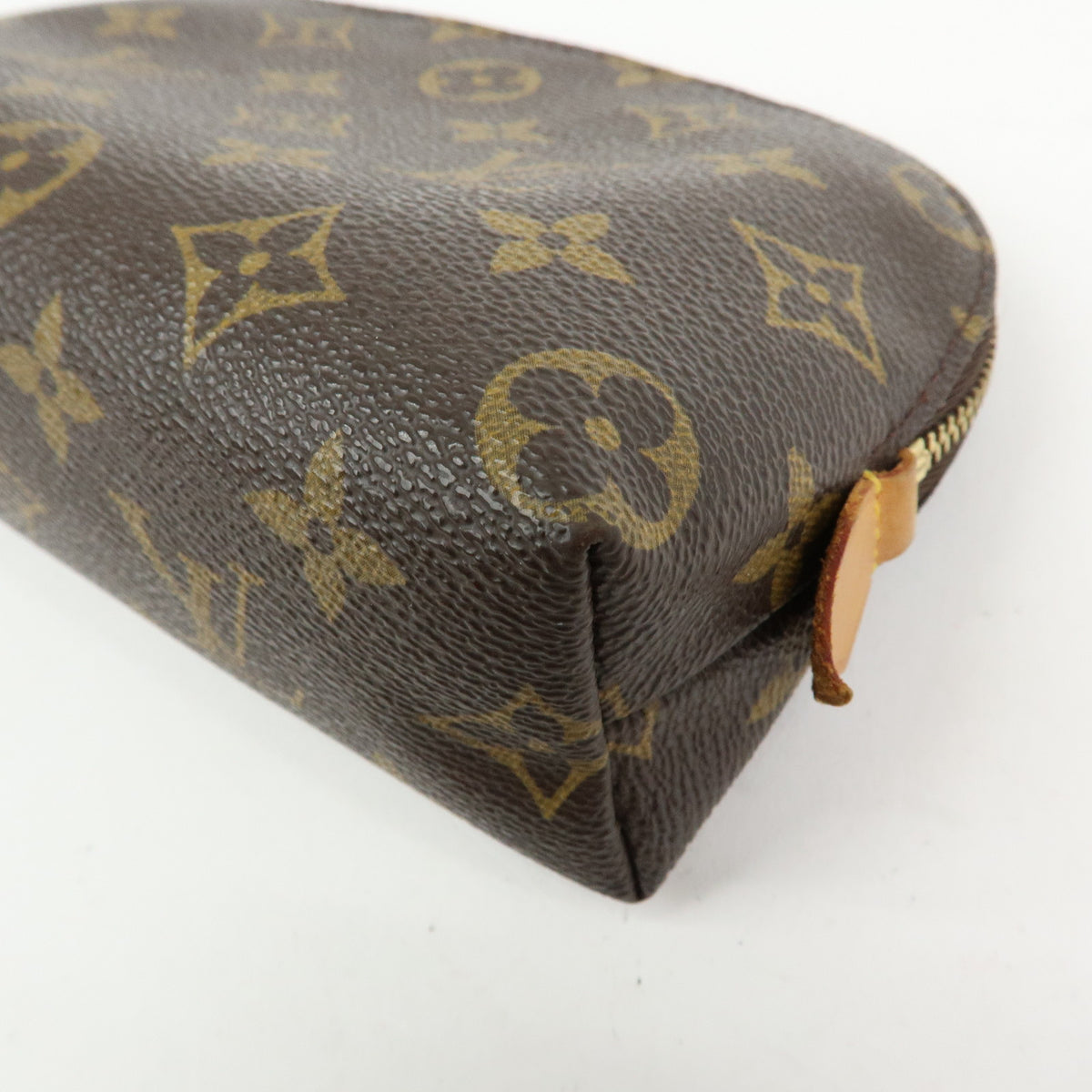 Louis Vuitton Monogram Pochette Cosmetic PM Pouch Brown M47515