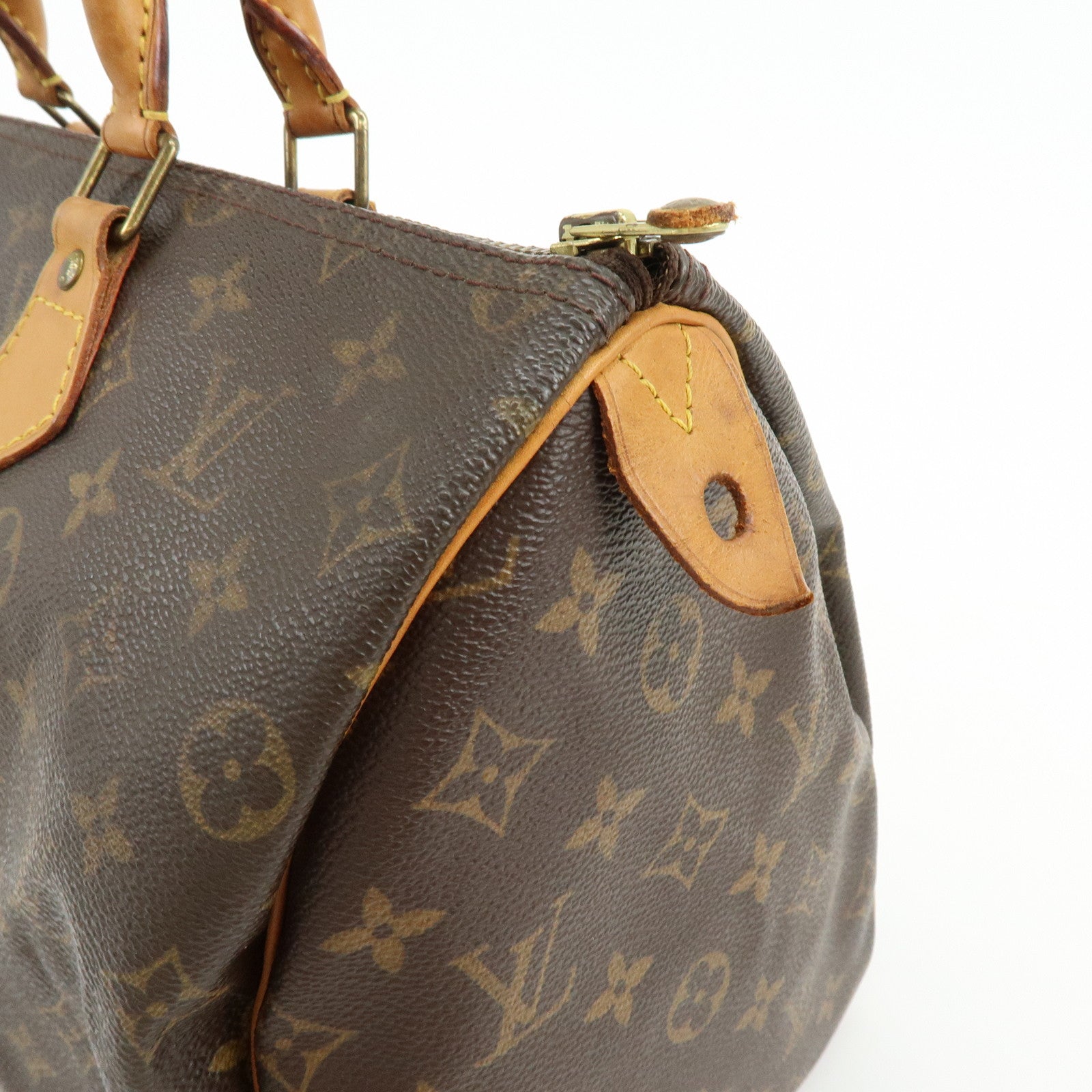 Louis Vuitton Monogram Speedy 30 Boston Bag Hand Bag Brown M41526