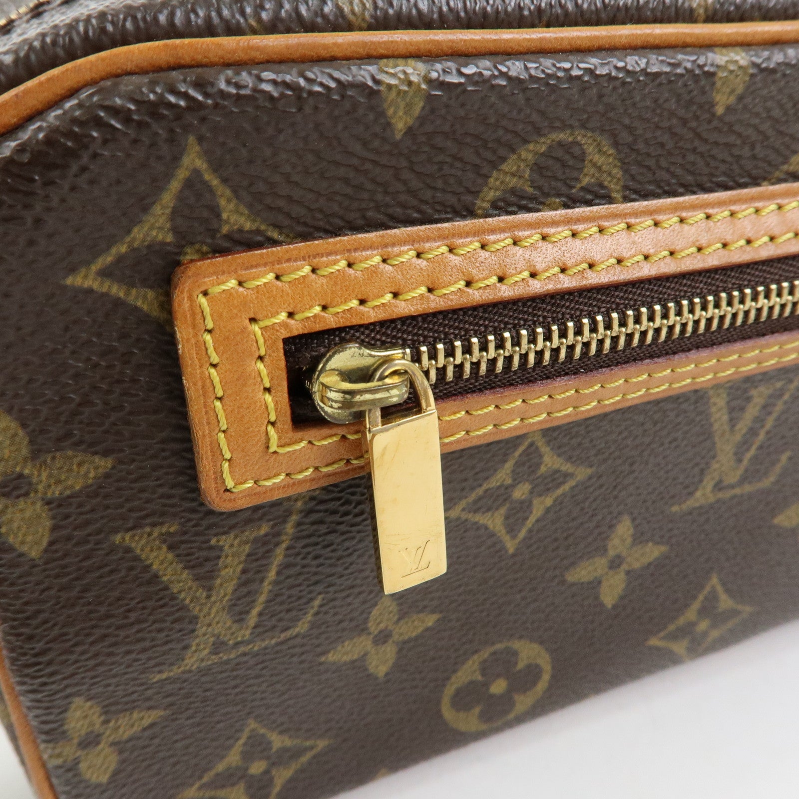 Louis Vuitton Monogram Pochette Cite Shoulder Bag Brown M51183