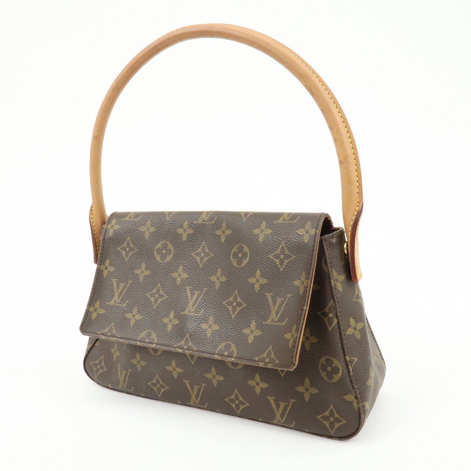 Louis Vuitton Monogram Mini Looping Shoulder Bag Brown M51147