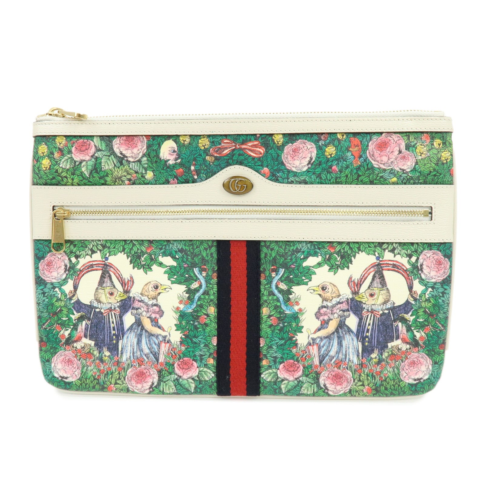 GUCCI Sherry Ophidia Yuko Higuchi Japan Limited Flat Pouch Bag 517551
