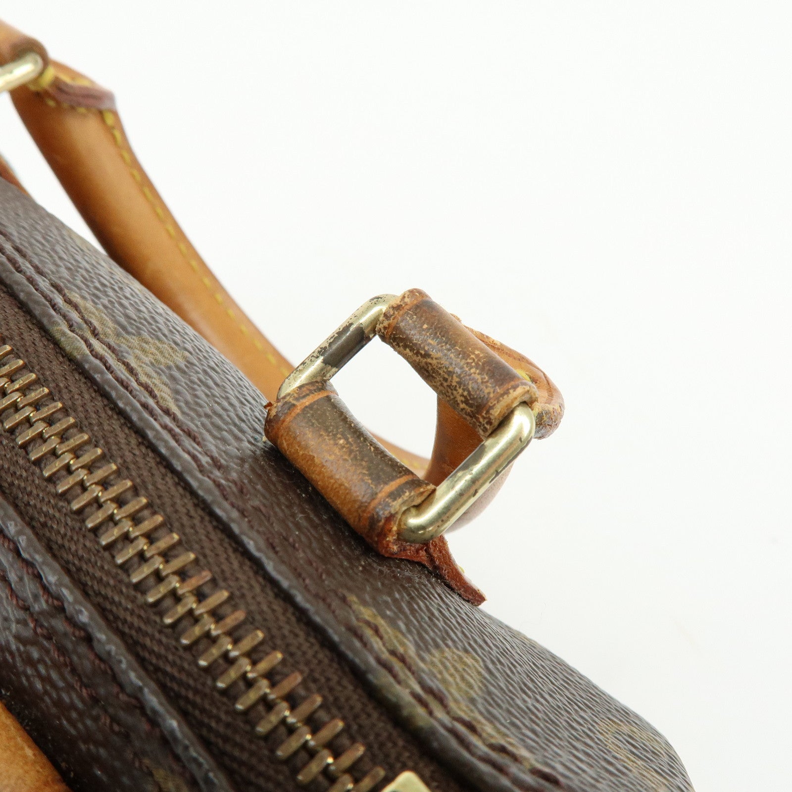 Louis Vuitton Monogram Canvas Mini Speedy Hand Bag & Strap M41534