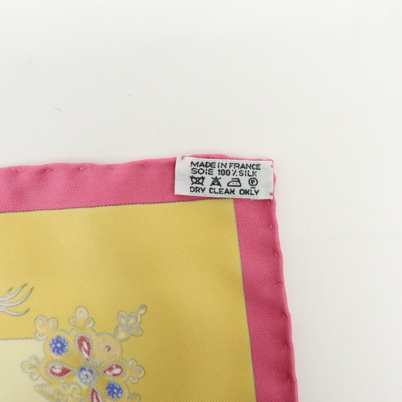 HERMES Set of 2 Carre 42 Silk Scarf PARURES DES SABLES/CHASSE EN INDE