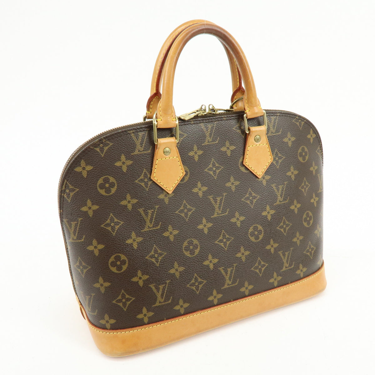 Louis Vuitton Monogram Alma PM Hand Bag Brown M51130
