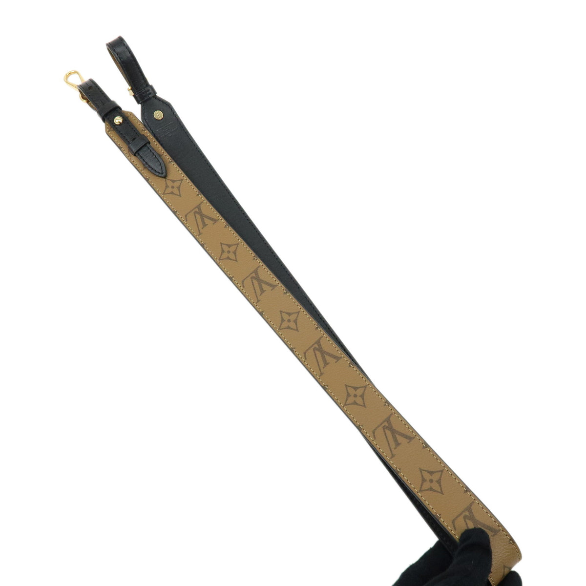 Louis Vuitton Monogram Reverse Canvas Leather Shoulder Strap XL J02371