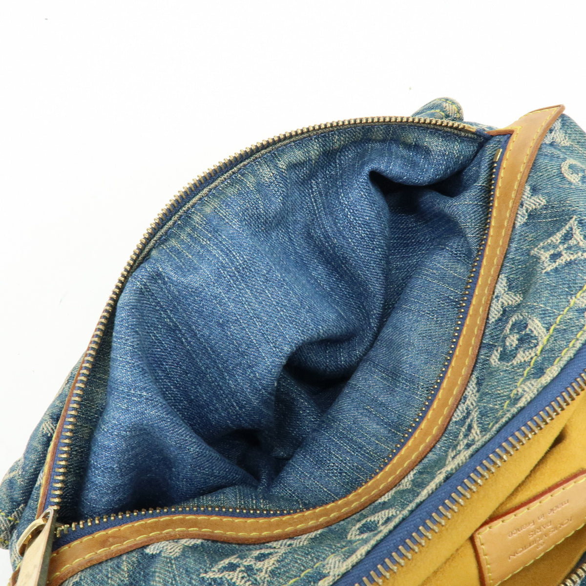 Louis Vuitton Monogram Denim Baggy PM 2Way Bag Shoulder Bag M95049