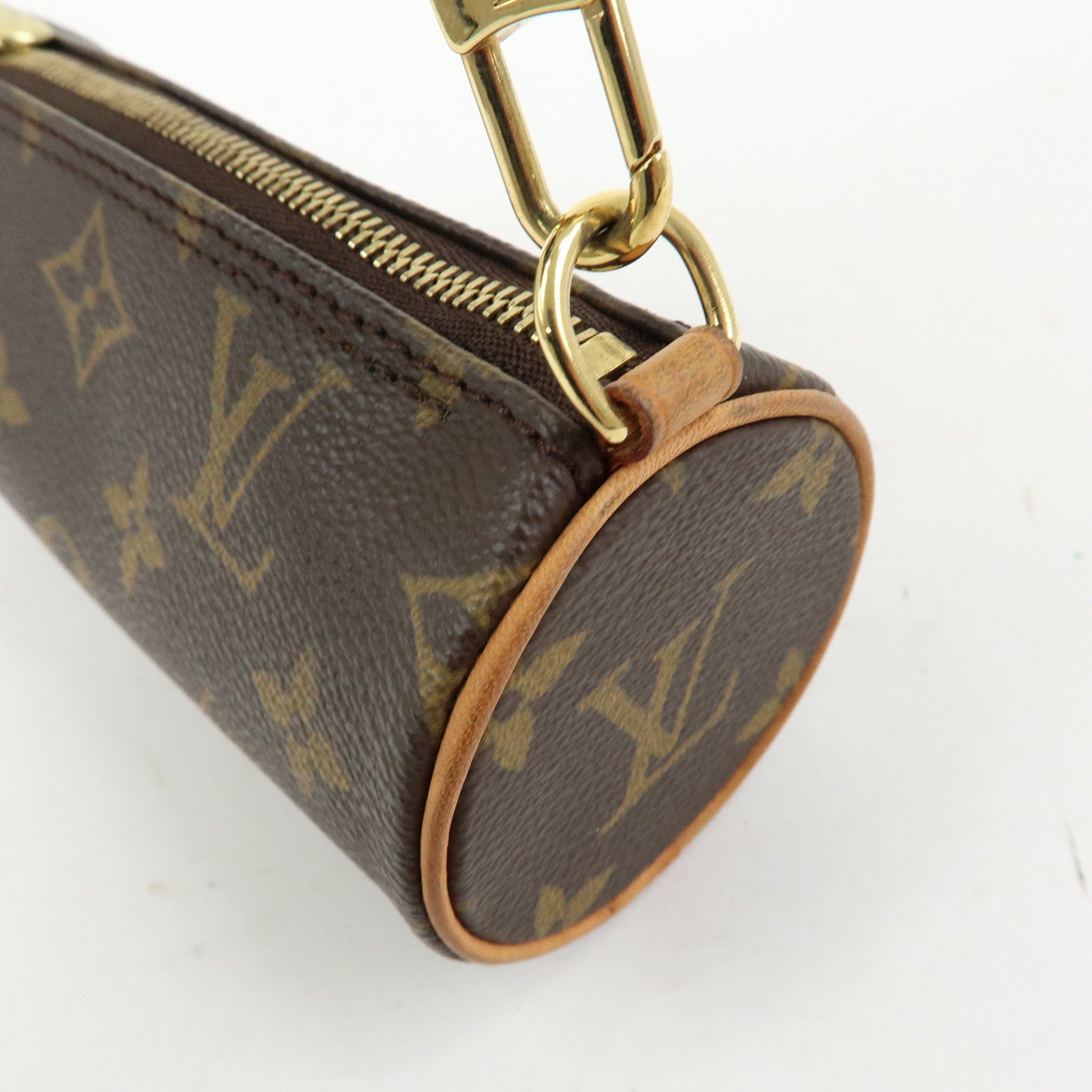 Louis Vuitton Monogram Mini Pouch for Papillon Bag Brown
