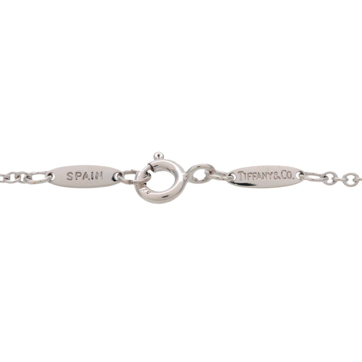 Tiffany & Co Open Heart Necklace SV925 Silver