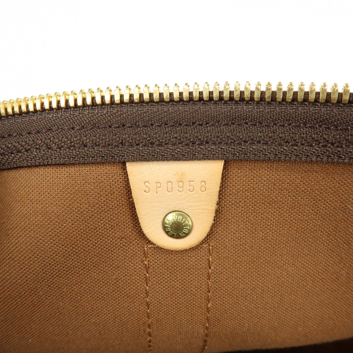Louis Vuitton Monogram Keep All 55 Boston Bag Brown M41424