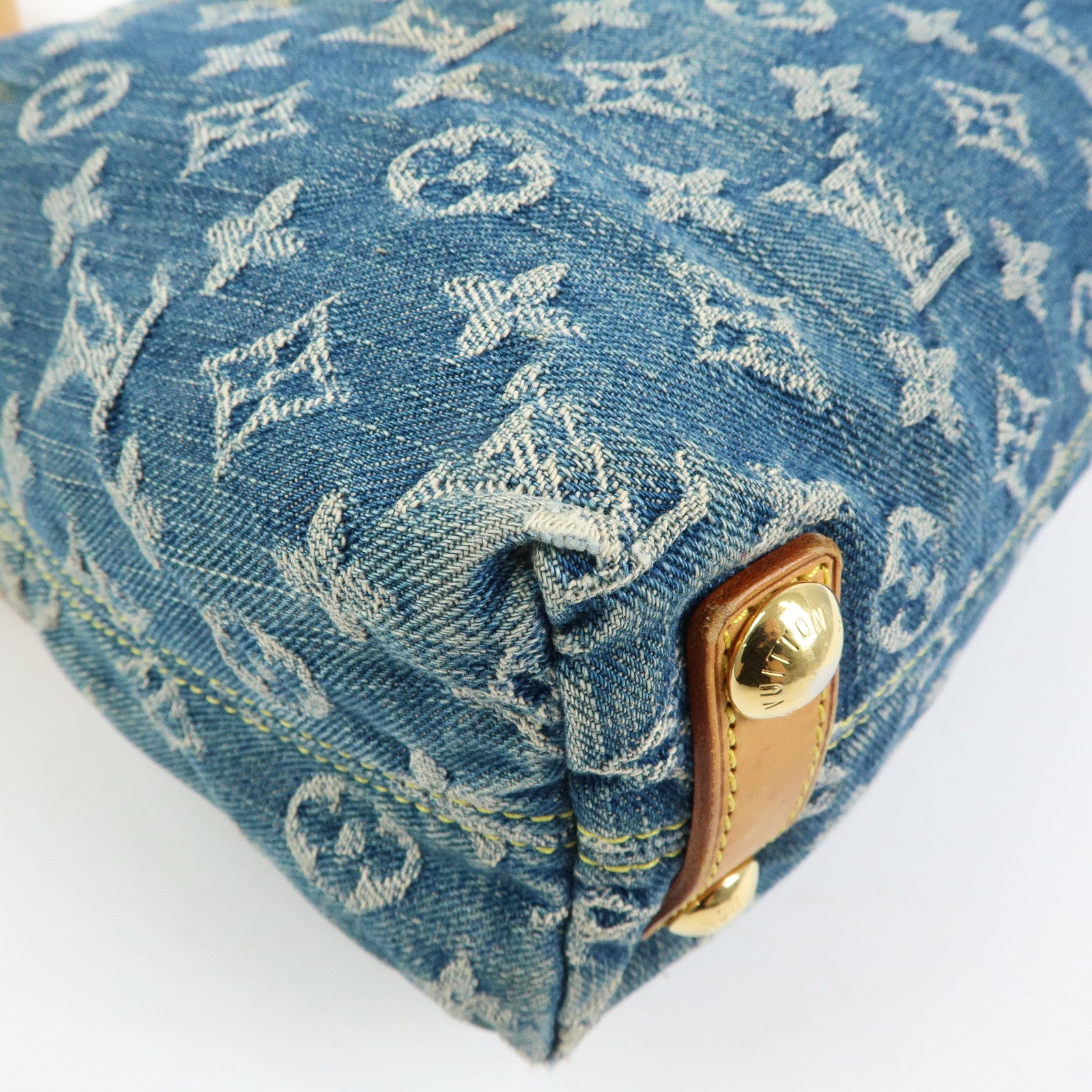 Louis Vuitton Monogram Denim Baggy PM 2Way Bag Shoulder Bag M95049