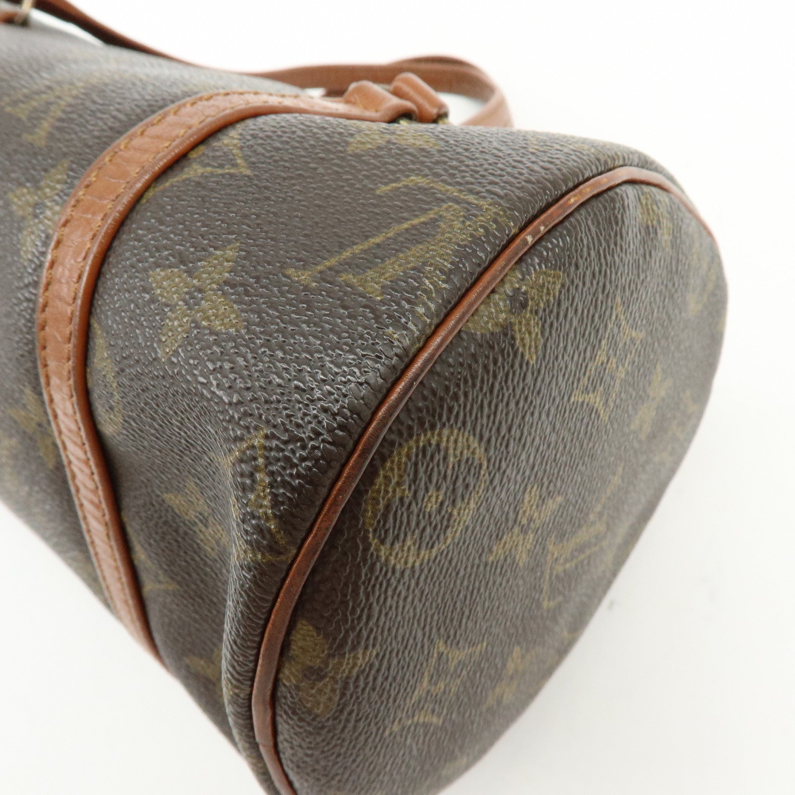 Louis Vuitton Monogram Papillon 26 Hand Bag Brown M51366