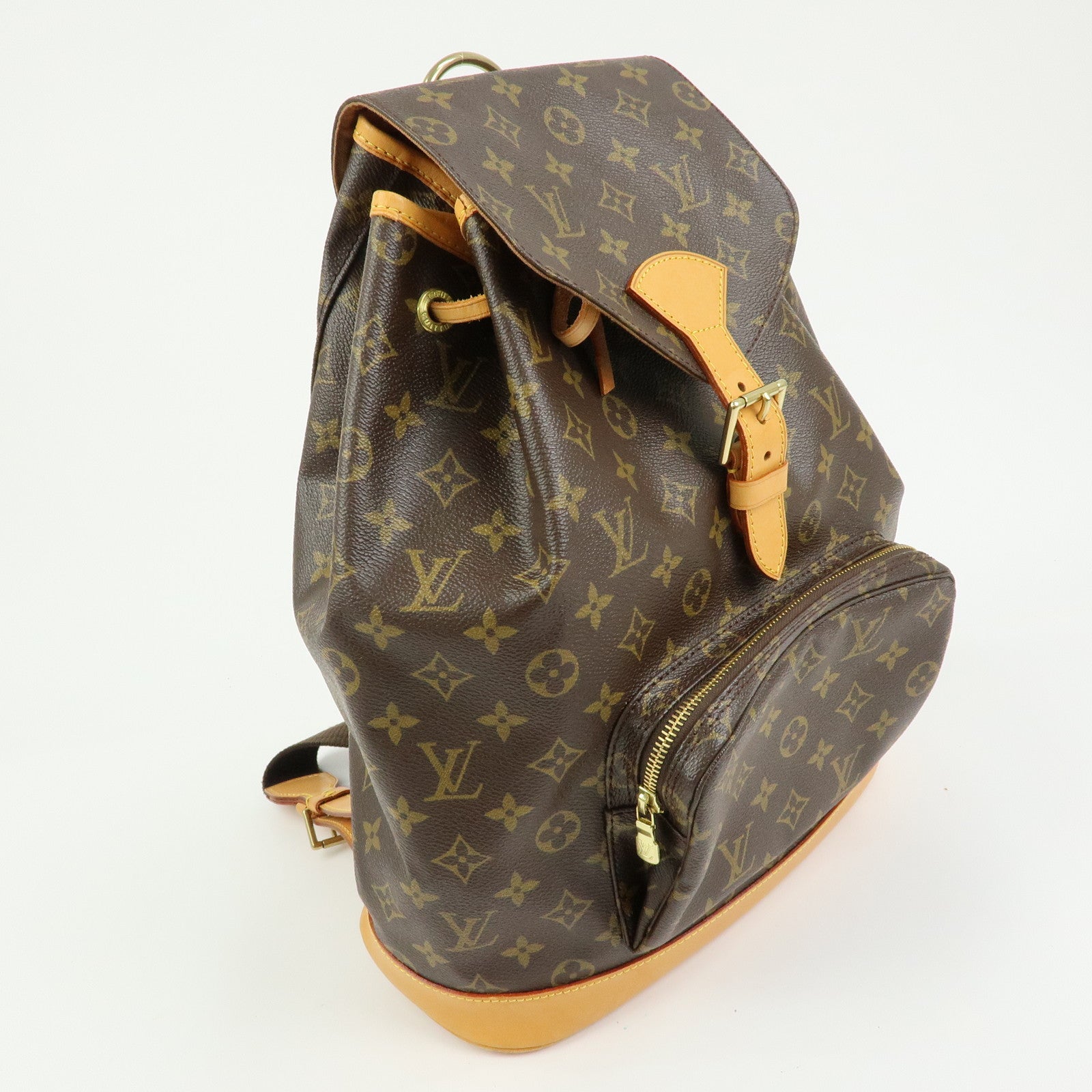 Louis Vuitton Monogram Montsouris GM Backpack Brown M51135