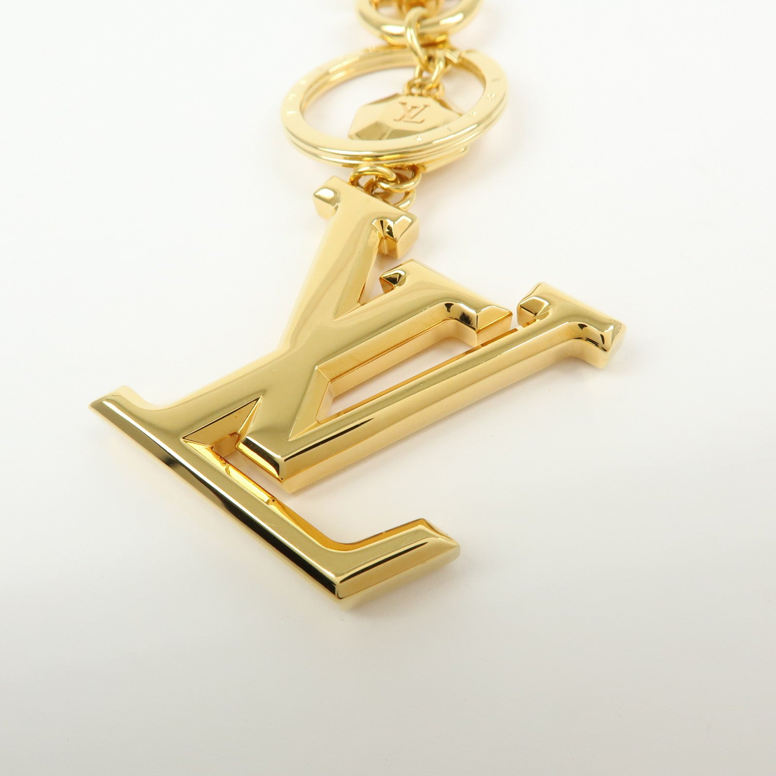 Louis Vuitton Porte Cles LV Facettes Bag Charm Gold M65216
