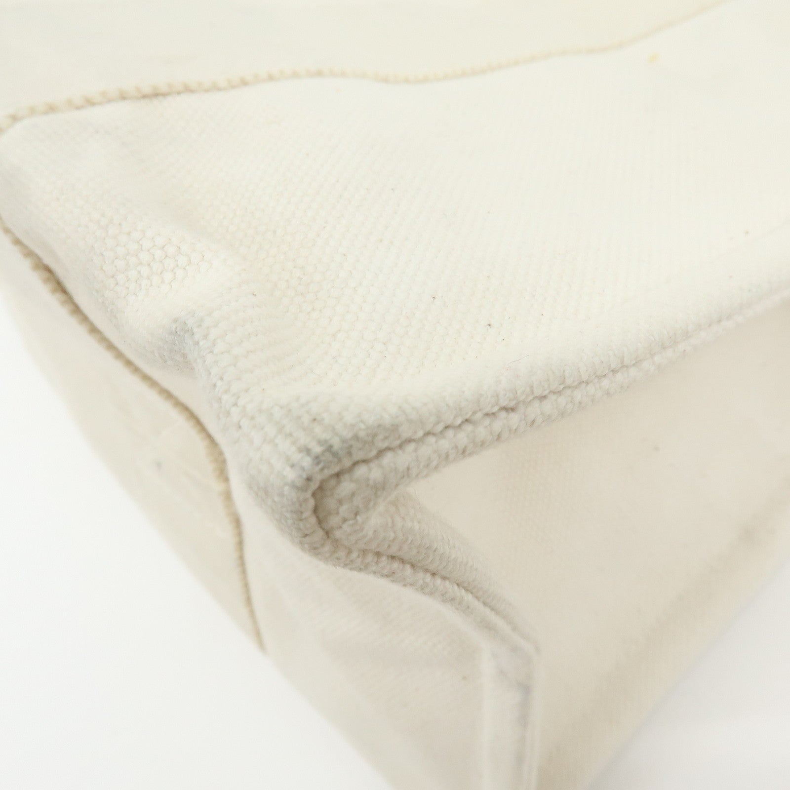 HERMES Bora Bora PM Canvas Tote Bag Hand Bag Ivory