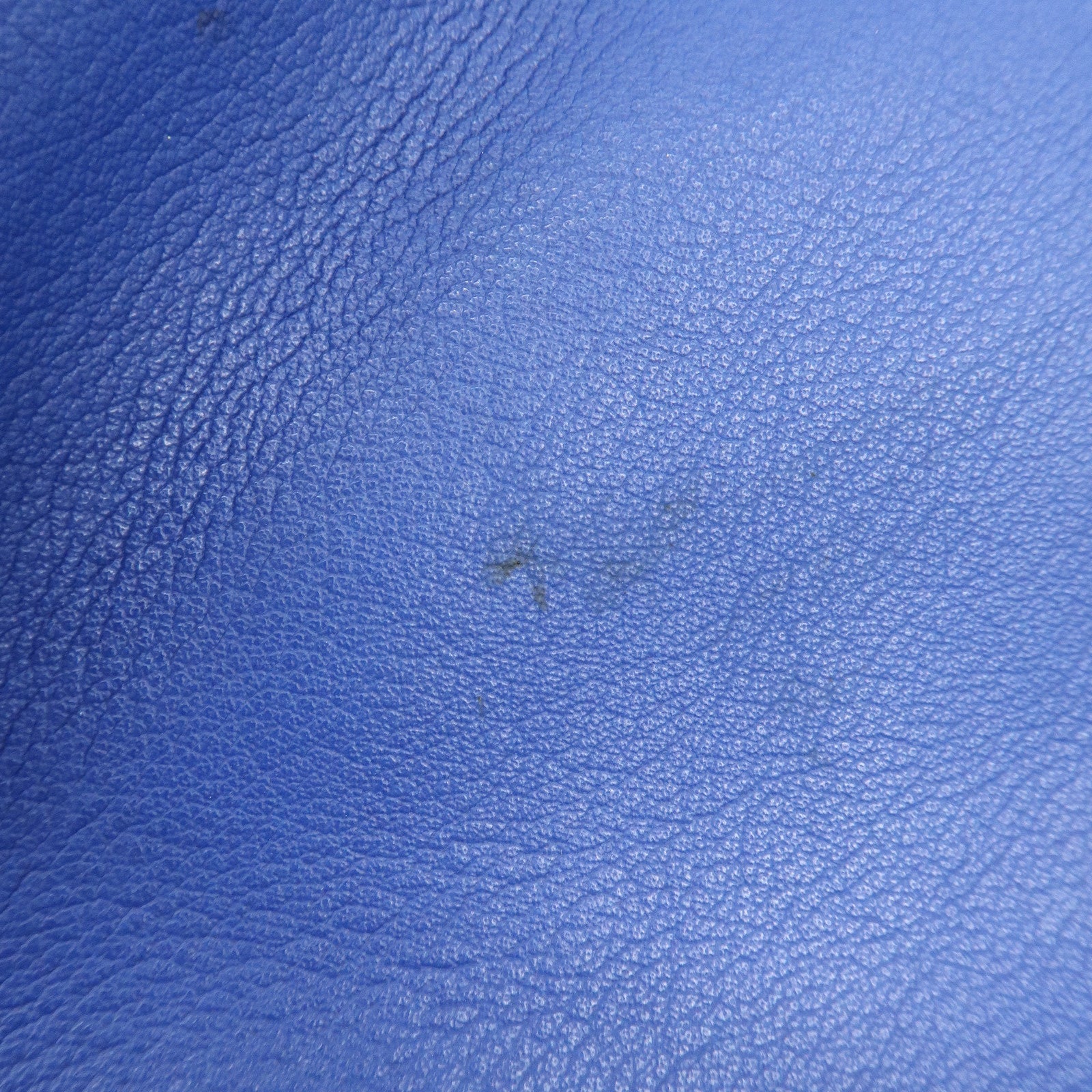 SAINT LAURENT PARIS Cassandra Leather Sac Shopping Bag Blue 394195