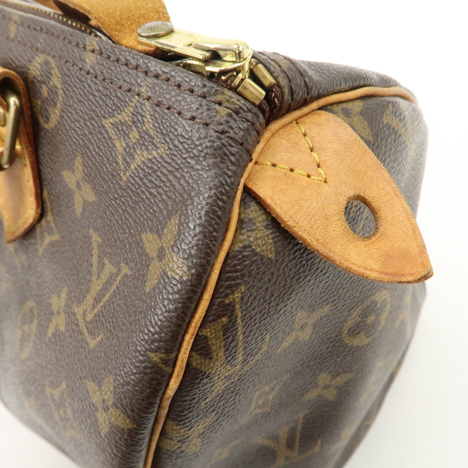 Louis Vuitton Monogram Speedy 30 Hand Bag Boston Bag M41526 Used