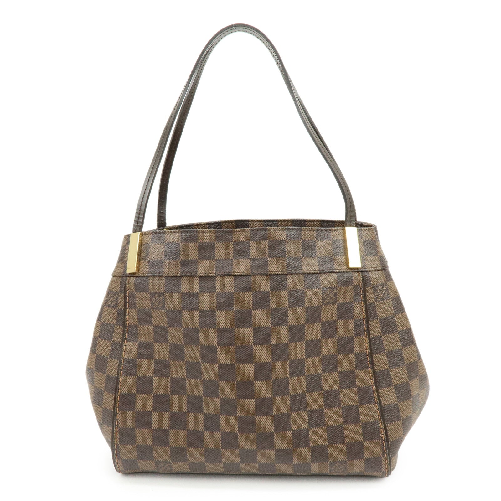 Louis Vuitton Damier Ebene Marylebone PM Shoulder Bag Brown N41215