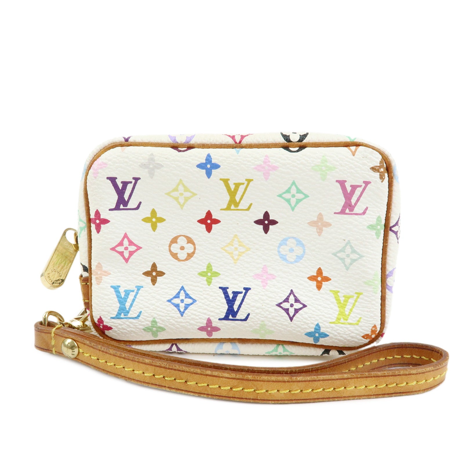 Louis Vuitton Monogram Multicolor Trousse Wapity Pouch Blanc M58033