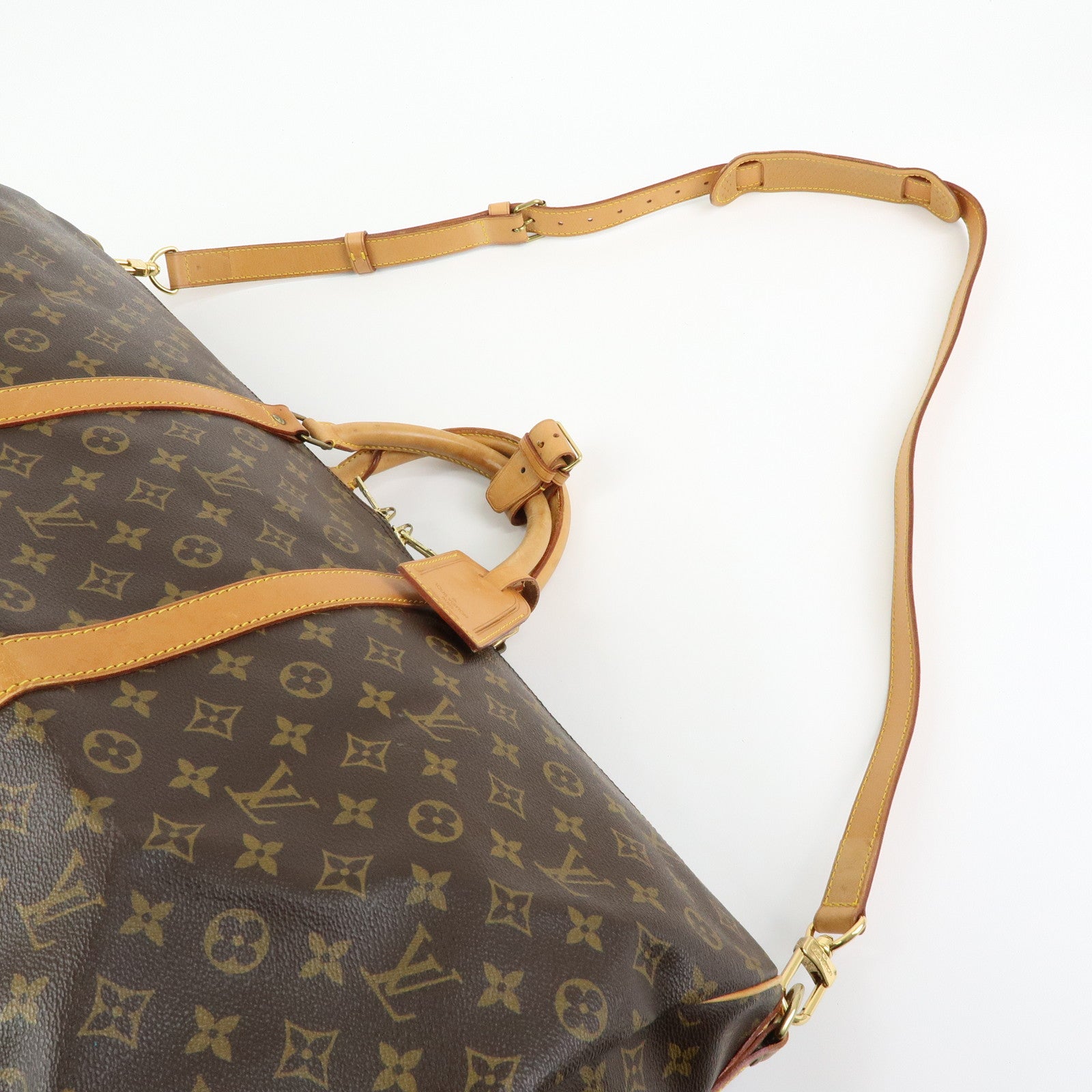 Louis Vuitton Monogram Keep All Bandouliere 60 Boston Bag M41412