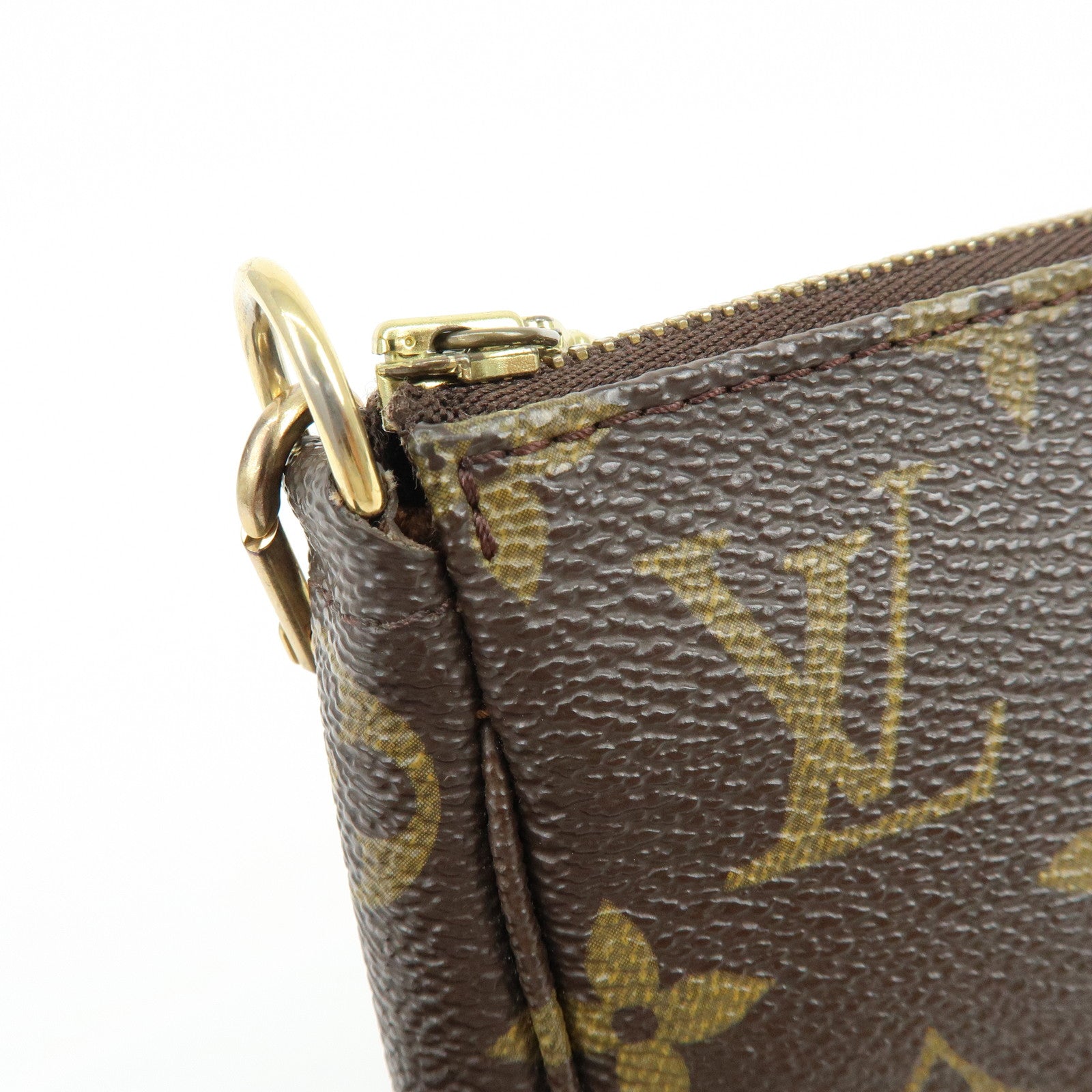 Louis Vuitton Monogram Pochette Accessoires Pouch Hand Bag M51980