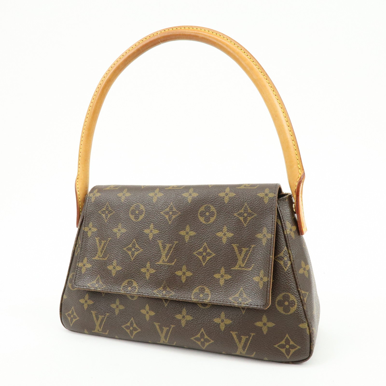 Louis Vuitton Monogram Mini Looping Shoulder Bag Brown M51147