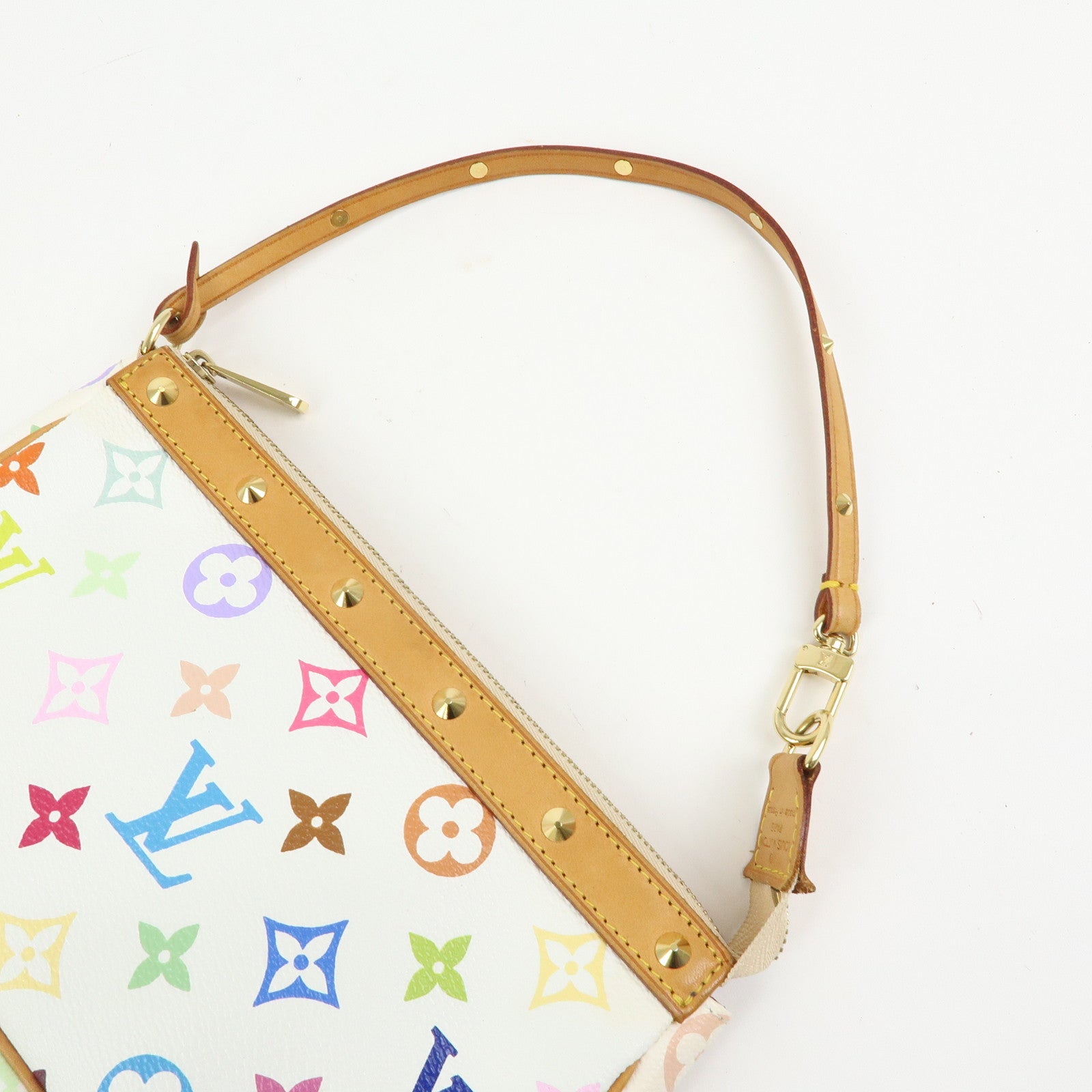 Louis Vuitton Monogram Multicolor Pochette Accessoires Blanc M92649