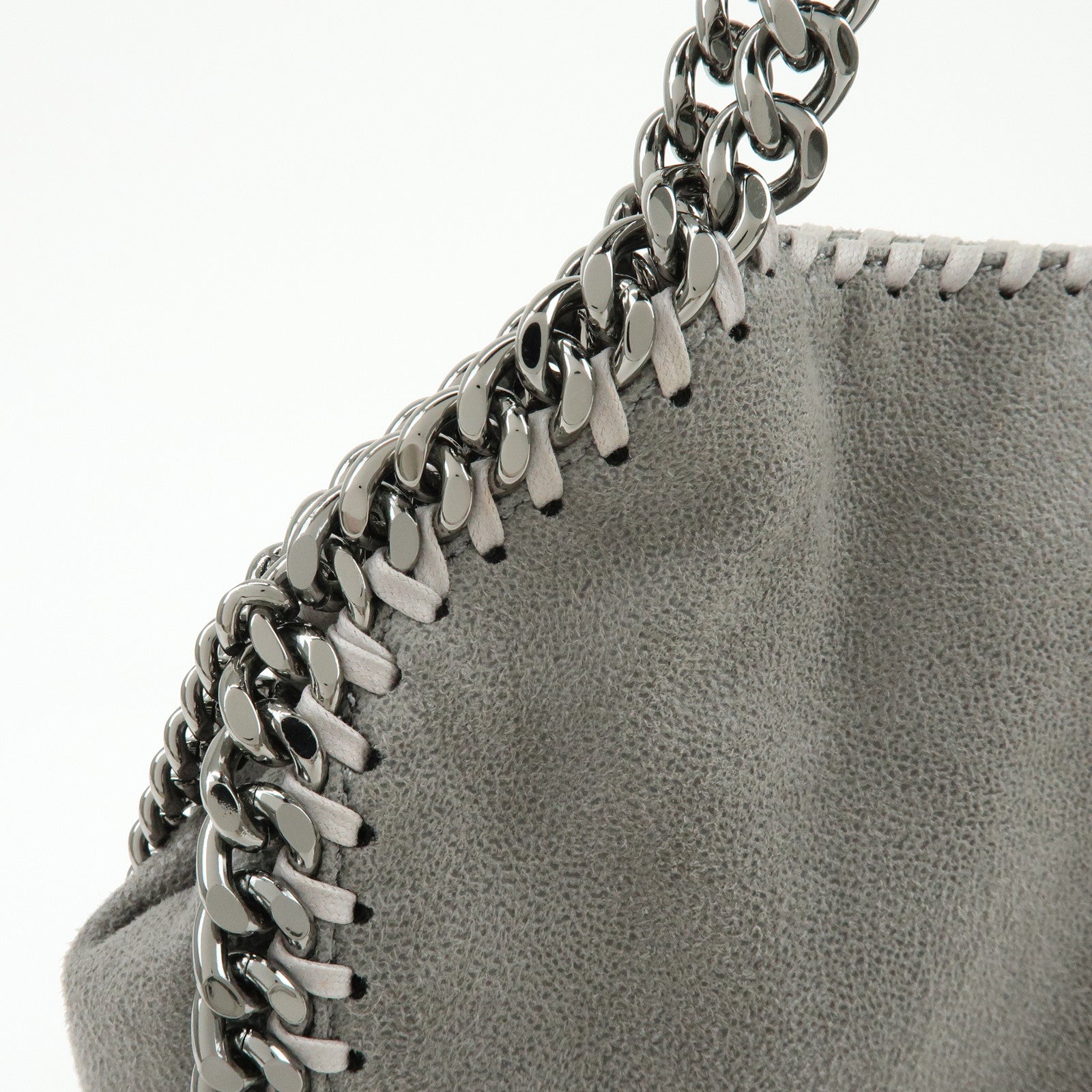 STELLA MCCARTNEY Falabella Faux Leather 2Way Bag Grey 371223