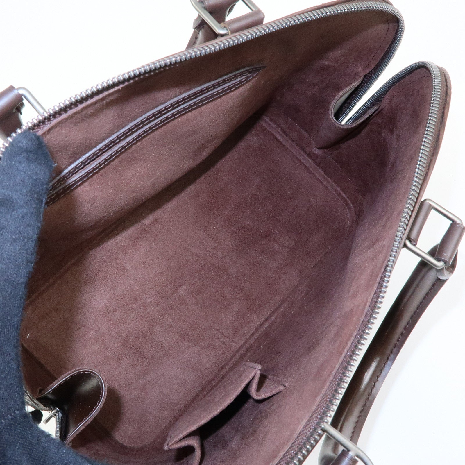 Louis Vuitton Epi Leather Alma Hand Bag Mocha Brown M5214D