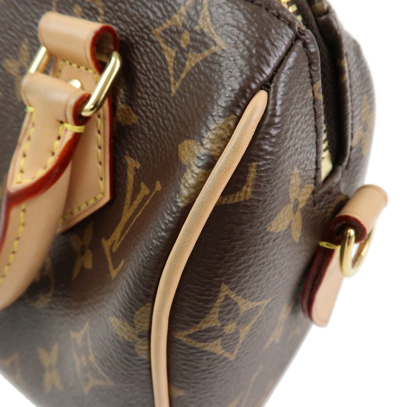 Louis Vuitton Monogram Speedy 20 Bandouliere 2Way Hand Bag Brown M46234