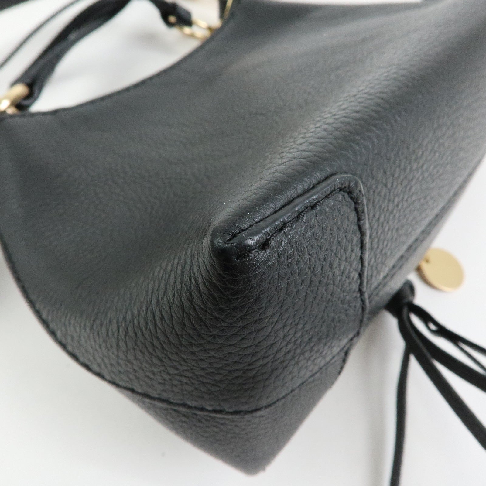 Chloe See By Chloe Joan Leather Unborn Calf 2Way Bag Leopard Black