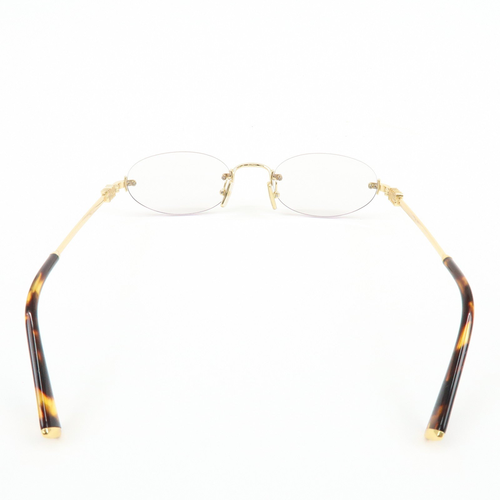 MIU MIU Logo Metal Sunglasses Gold 51□20 5AK-08N140 0N SMUA54