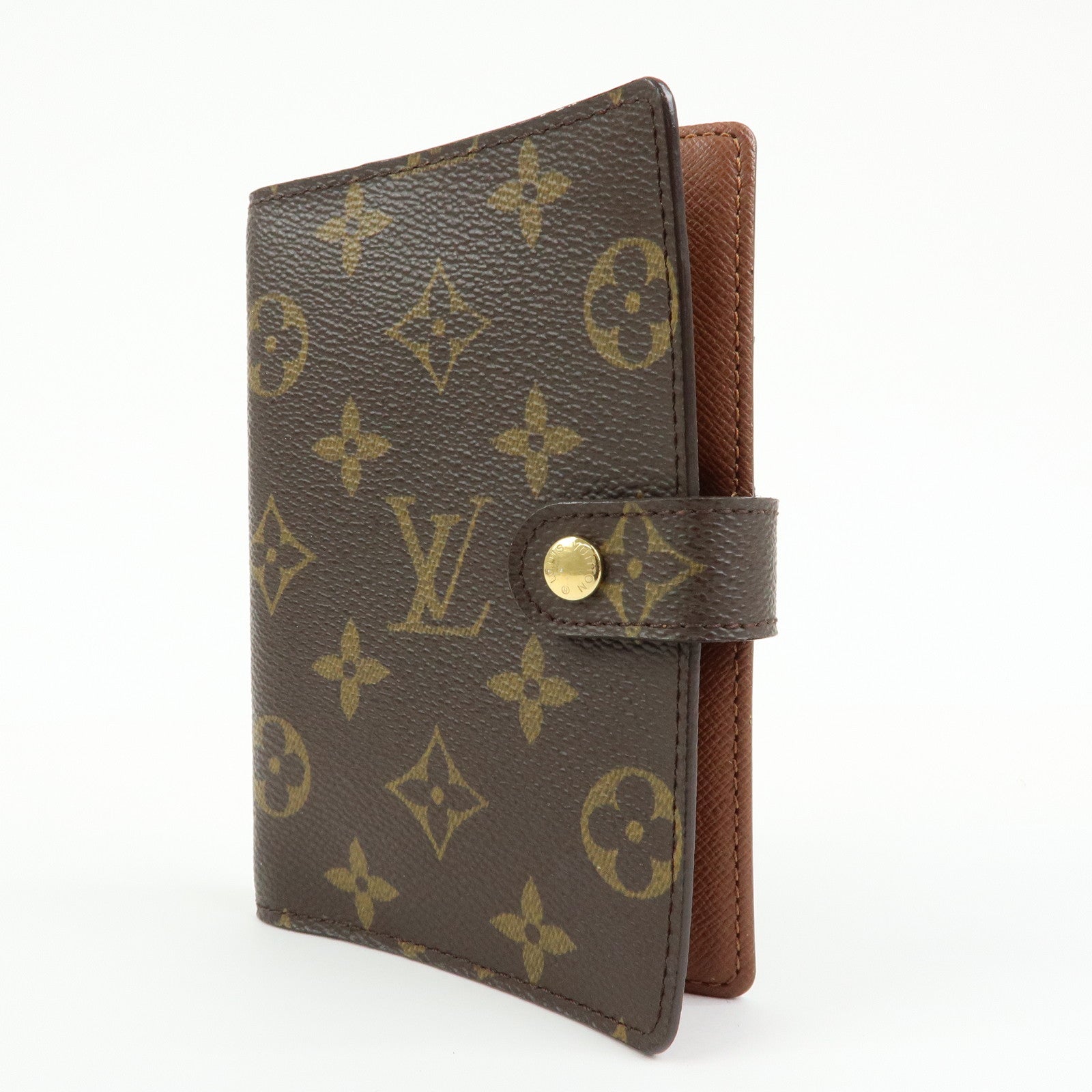 Louis Vuitton Monogram Agenda PM Planner Cover Brown R20005