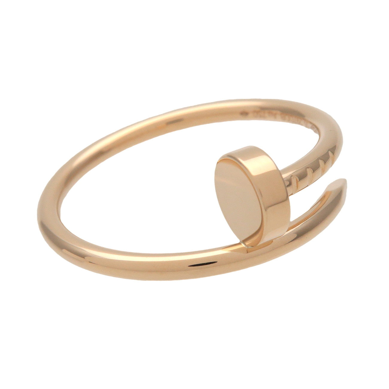 Cartier Juste un Clou Ring SM K18 750YG Yellow Gold #55 US7.5