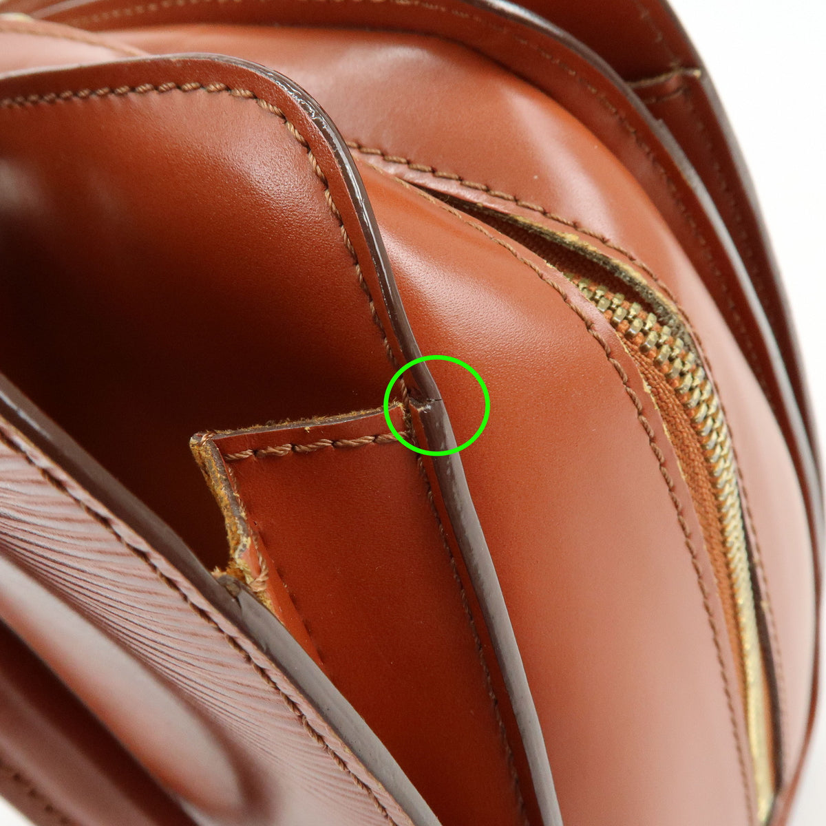 Luois Vuitton Epi Leather Pont Neuf Hand Bag Kenya Brown M52053