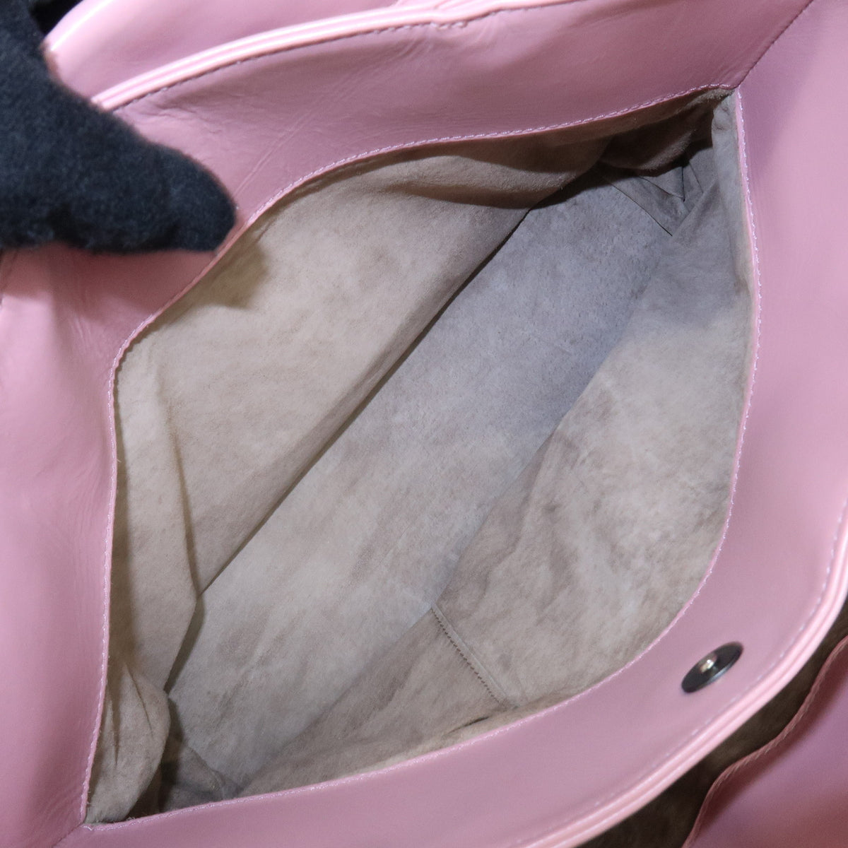 BOTTEGA VENETA Intrecciato Rome Leather 2Way Shoulder Bag Hand Bag Pink