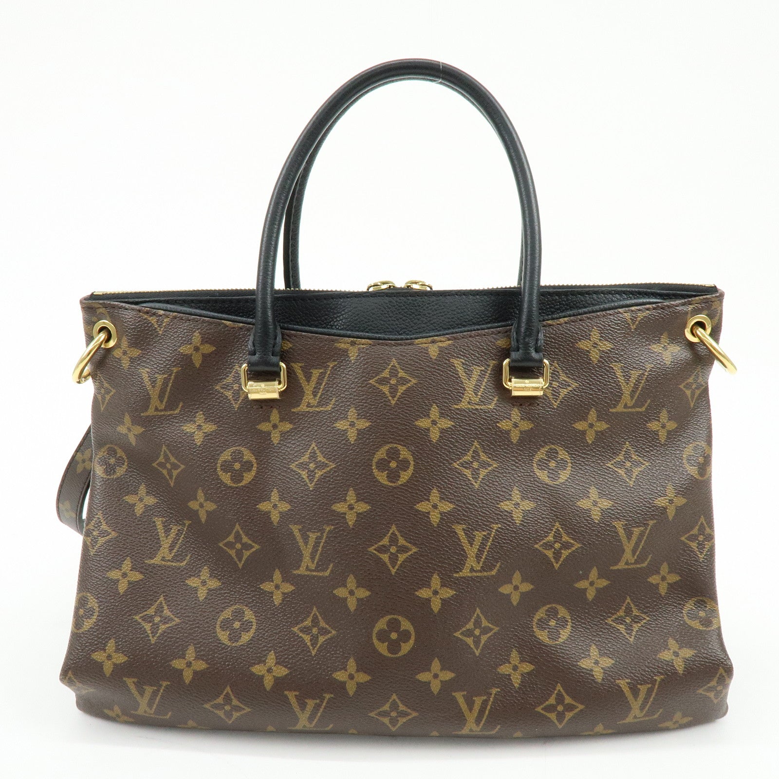 Louis Vuitton Monogram Pallas 2Way Bag Hand Bag Monogram Noir M41064