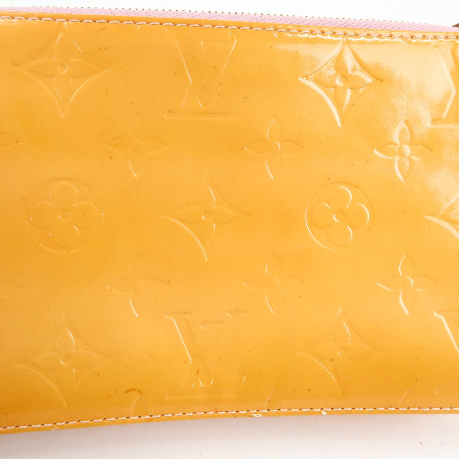 Louis Vuitton Monogram Vernis Lexington Accessoires Pouch Orange M91057