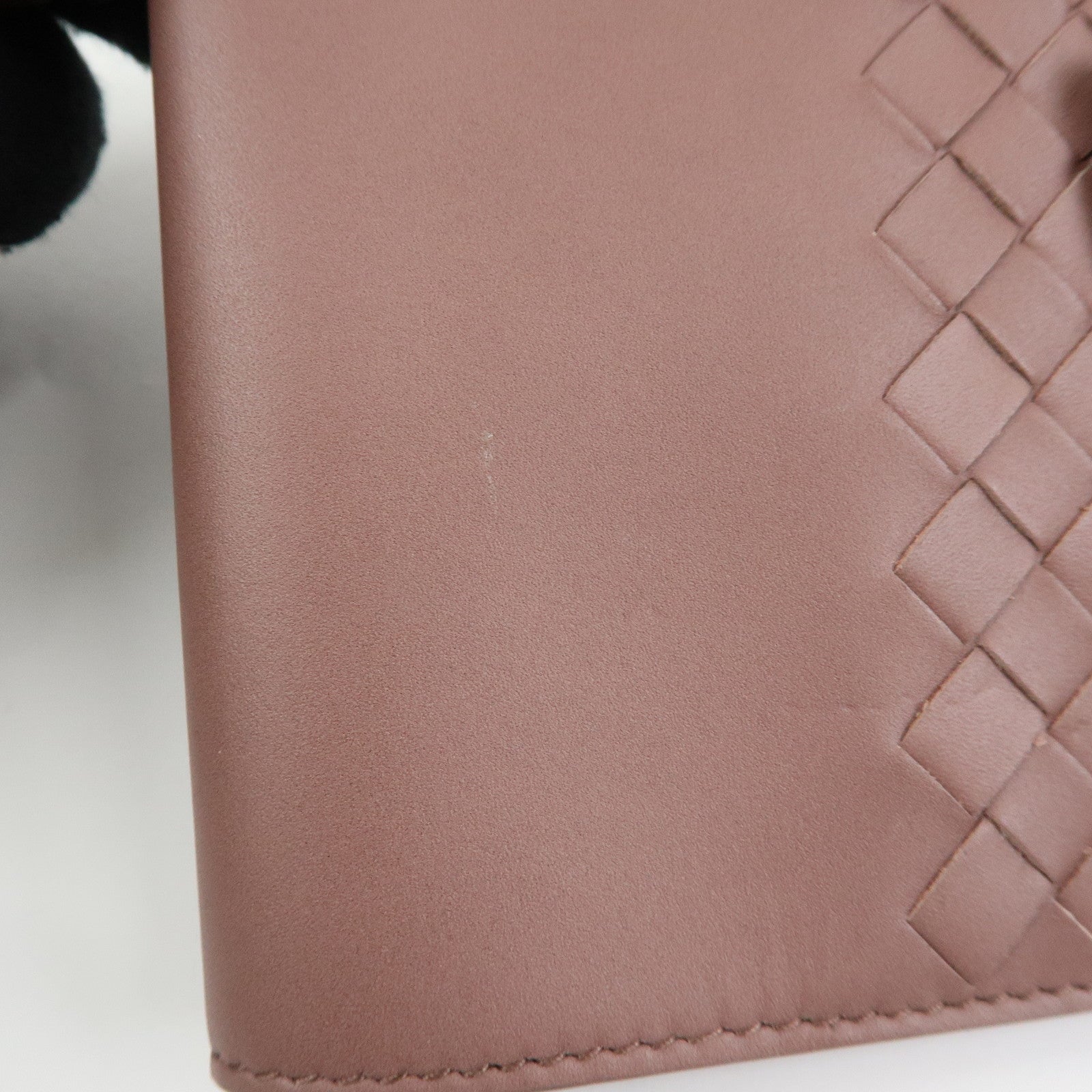 BOTTEGA VENETA Intrecciato Leather Agenda Planner Cover Brown