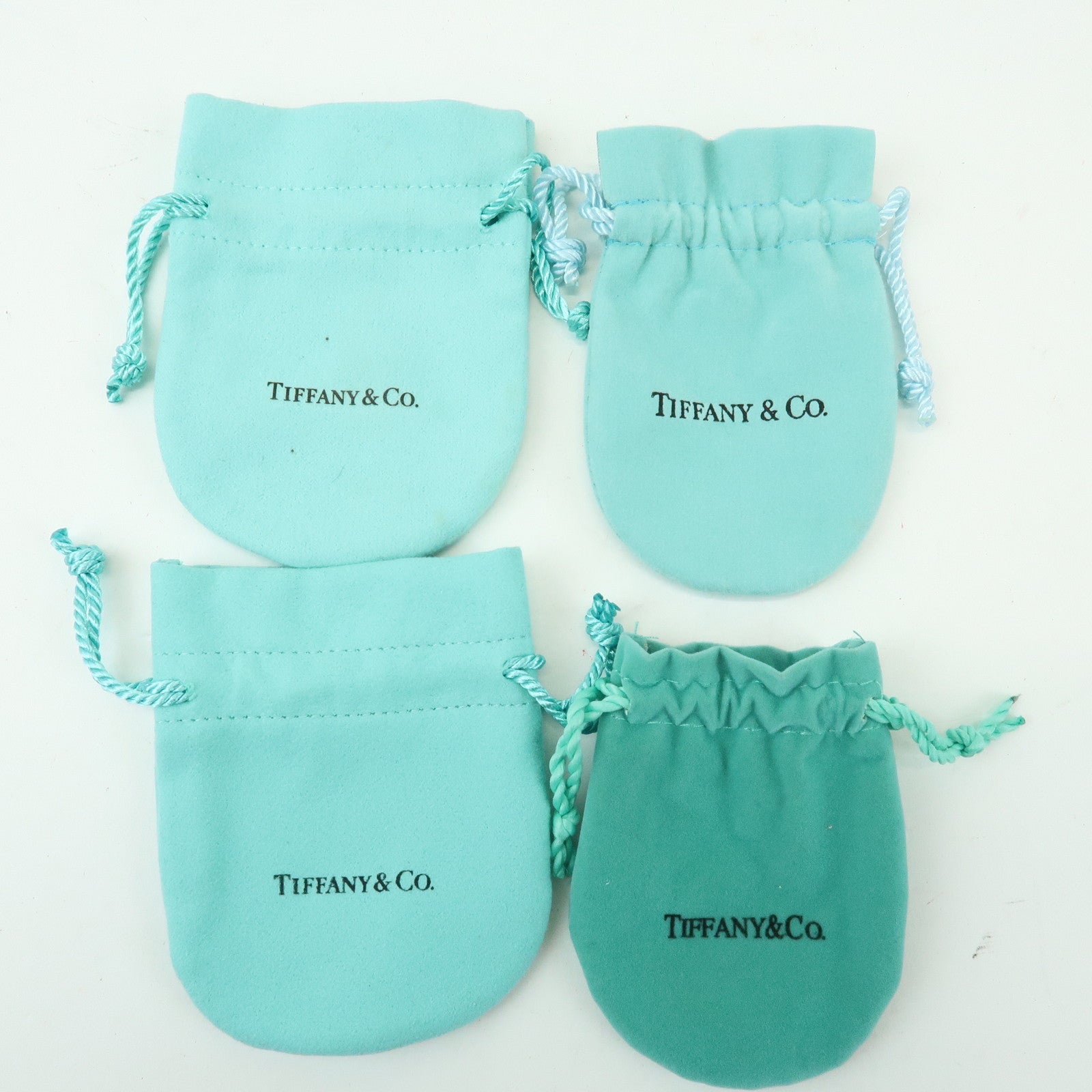 Tiffany&Co. Set of 10 Jewelry Box Drawstring Dust Bag Tiffany Blue