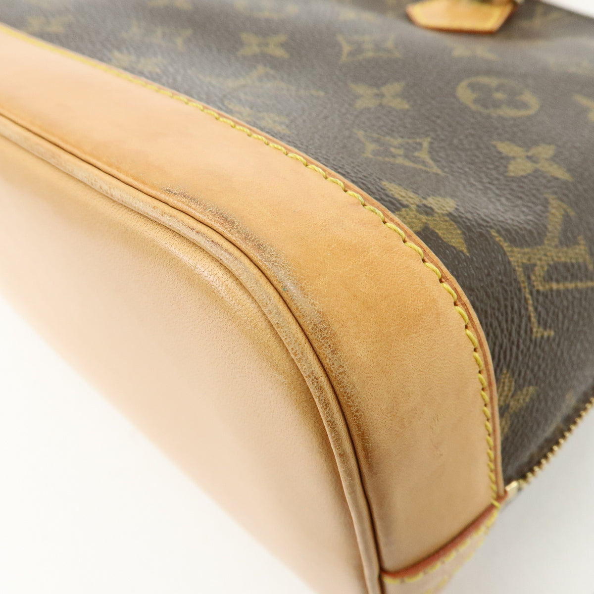 Louis Vuitton Monogram Alma PM Hand Bag Brown M51130